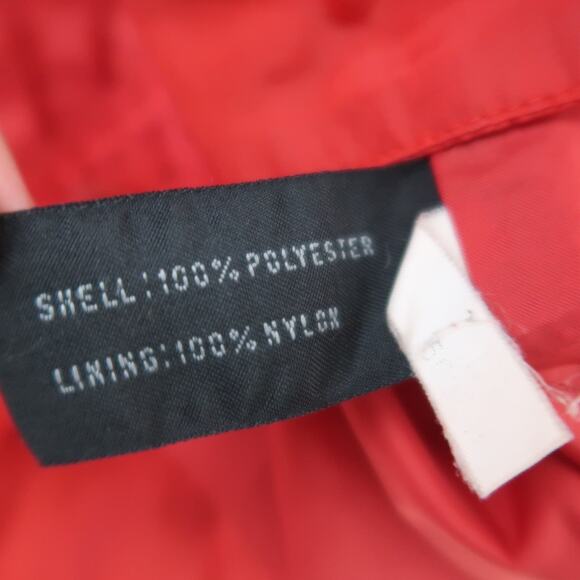 Vintage 90s Express red zip front windbreaker jacket M - Picture 6 of 6